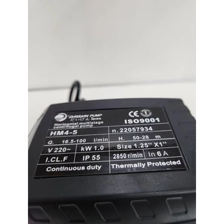 ปั้มน้ำออโต้แรงดันสูง 5-6ใบพัด กำลัง 1000-1300w ขนาดเข้า 1.1/4นิ้ว ออก 1นิ้ว DAYUAN รุ่น HM SET AUTO