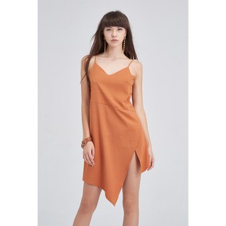 Hamburger Studio Hailey Spaghetti Strap Dress มินิเดรสสั้นสายเดี่ยวสปาเกตตี้(K0628)