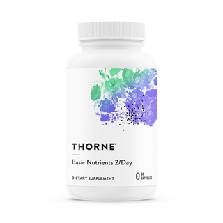 วิตามินรวม แร่ธาตุ บำรุงร่างกาย Thorne Research Basic Nutrients 2/Day