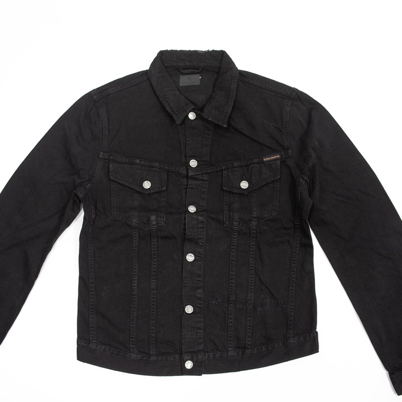 Nudie Jeans BIlly Jacket Black Worn size L ของแท้ 100% #3