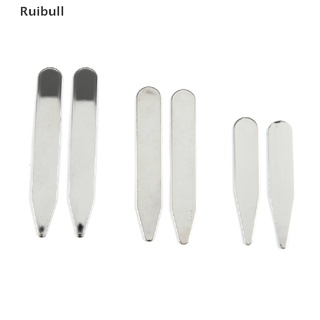 [Ruibull] 2Pcs Stainless Steel Collar Stays Bones For Dress Shirt Business Party Jewelry Hot Sell