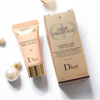 DIOR Prestige Le Micro-Fluide Teint De Rose Skincare Foundation SPF25 PA+++ 5ml.