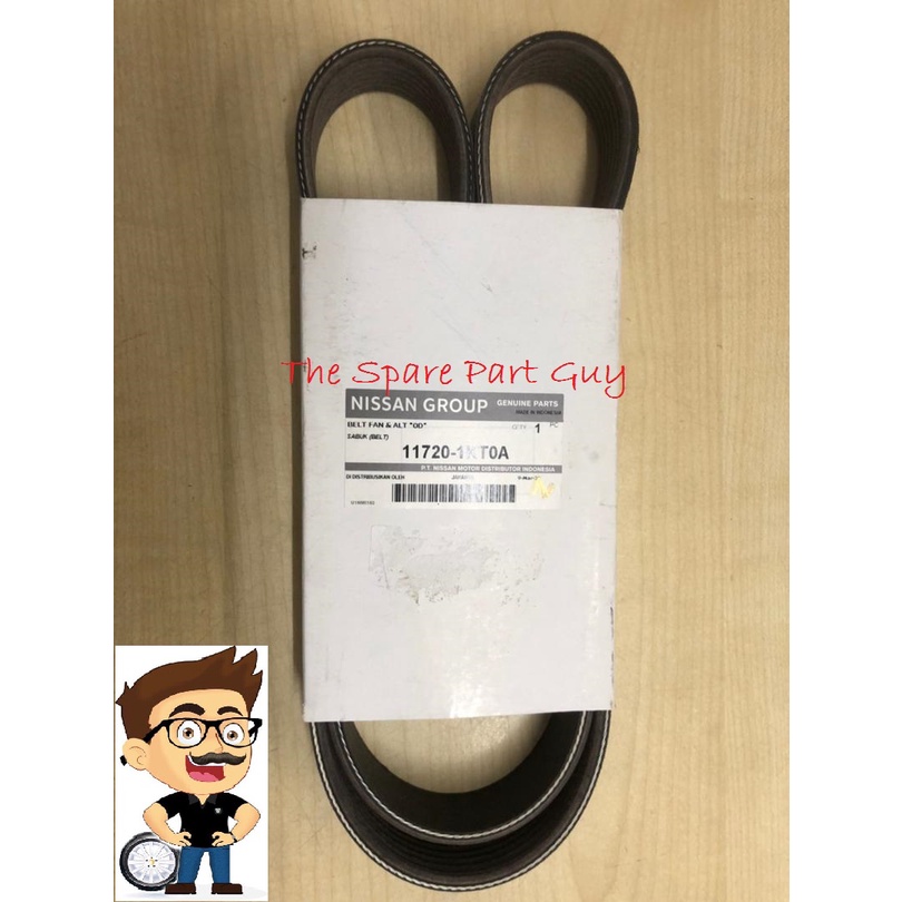 สายพานพัดลม Nissan สําหรับ Nissan Almera (N17L) - 11720-1KT0A