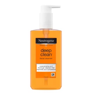 Neutrogena Deep Clean Facial Cleanser นูโทรจีนา ดีพ คลีน เฟเชียล คลีนเซอร์ 150ml.