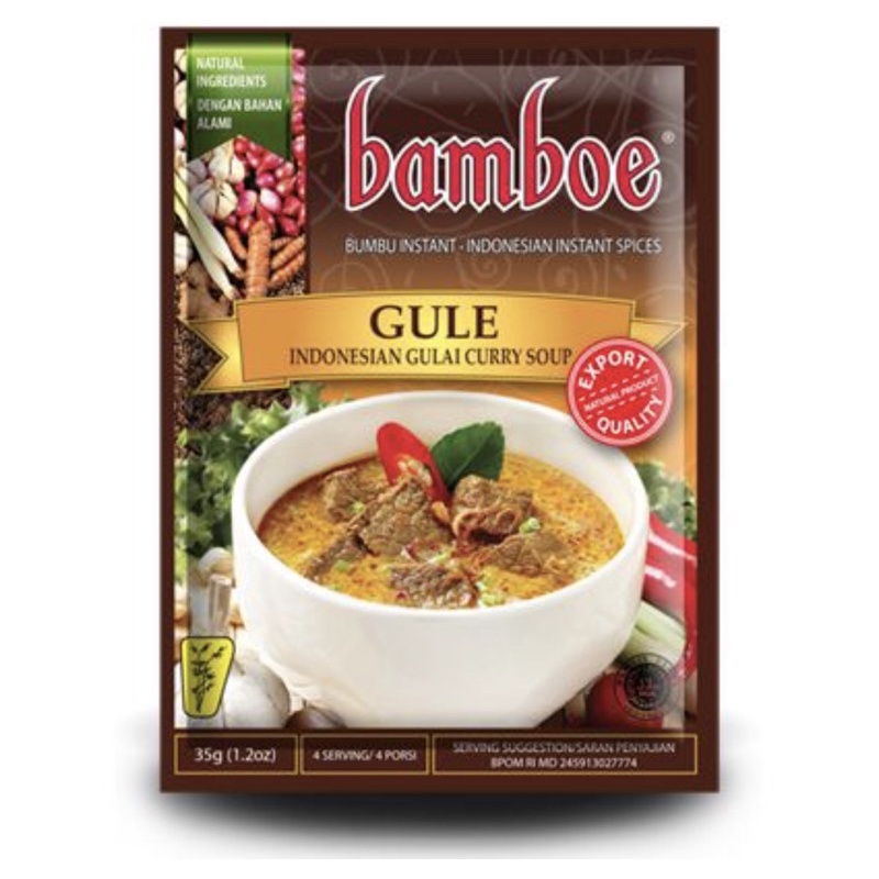 Indonesia Bamboe Gule Indonesian / Gulai Curry Soup 35g