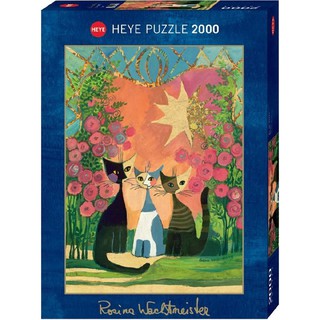 จิ๊กซอว์ 2000 pc PUZZLE HEYE - ROSES (Wachtmeister) with gold foil stamping