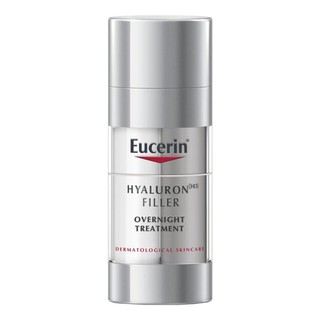 Eucerin Hyaluron Filler Overnight Treatment 30ml. ยูเซอรีน ไฮยาลูรอน ฟิลเลอร์ ซีรั่ม ฟิลเลอร์ AHA เข้มข้น ลดริ้วรอยลึก