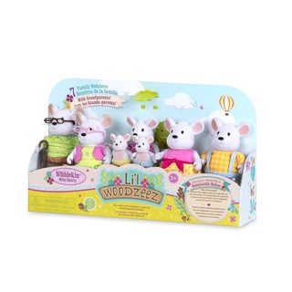 LIL WOODZEEZ MOUSE FAMILY SET W/ GRANDPARENTS - เซ็ตตุ๊กตาครอบครัวหนู กับคุณปู่คุณย่า