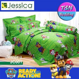 Jessica ชุดผ้าปู (ไม่รวมผ้านวม) สุนัขกู้ภัย Paw Patrol - JC001  3.5ฟุต(Single)/ 5ฟุต(Queen)/ 6ฟุต(King)essica ชุดผ้าปู (