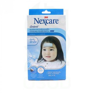 Nexcare 3 m แผ่นเจลลดไข้ สำหรับเด็กเล็ก 6 ชิ้น/กล่อง