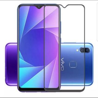 ฟิล์มกระจกนิรภัย Vivo Y95/Y97 เต็มจอ สีดำ