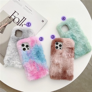 Samsung Galaxy Note20 Ultra Note10 Note10+ Note9 Note8 S21 Plus S20 FE S20fe S21+ S10 S10+ S20+ S21+ Note 20 10 9 8 Fashionable and Cute Gradient Watercolour Plush Phone Case Cover