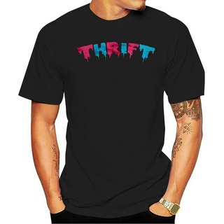 เสื้อยืดแฟชั่นผู้ชาย ผู้หญิง พิมพ์ลายไอศกรีม Thrift สไตล์ตลก