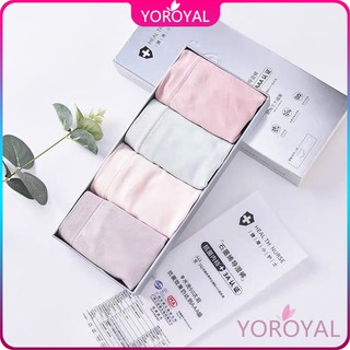 [Isi 4pcs] Celana dalam Wanita antibakteri graphene wanita Pakaian Dalam Renda CD Set Seamless