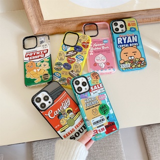 [Case Tify] เคสโทรศัพท์มือถือ TPU นิ่ม กันกระแทก ลายการ์ตูน Kakao Friend สีชมพู สําหรับ iPhone 13 Pro Max 12 11 Pro Max 7 8 Plus XS Max XR 12 13 Mini