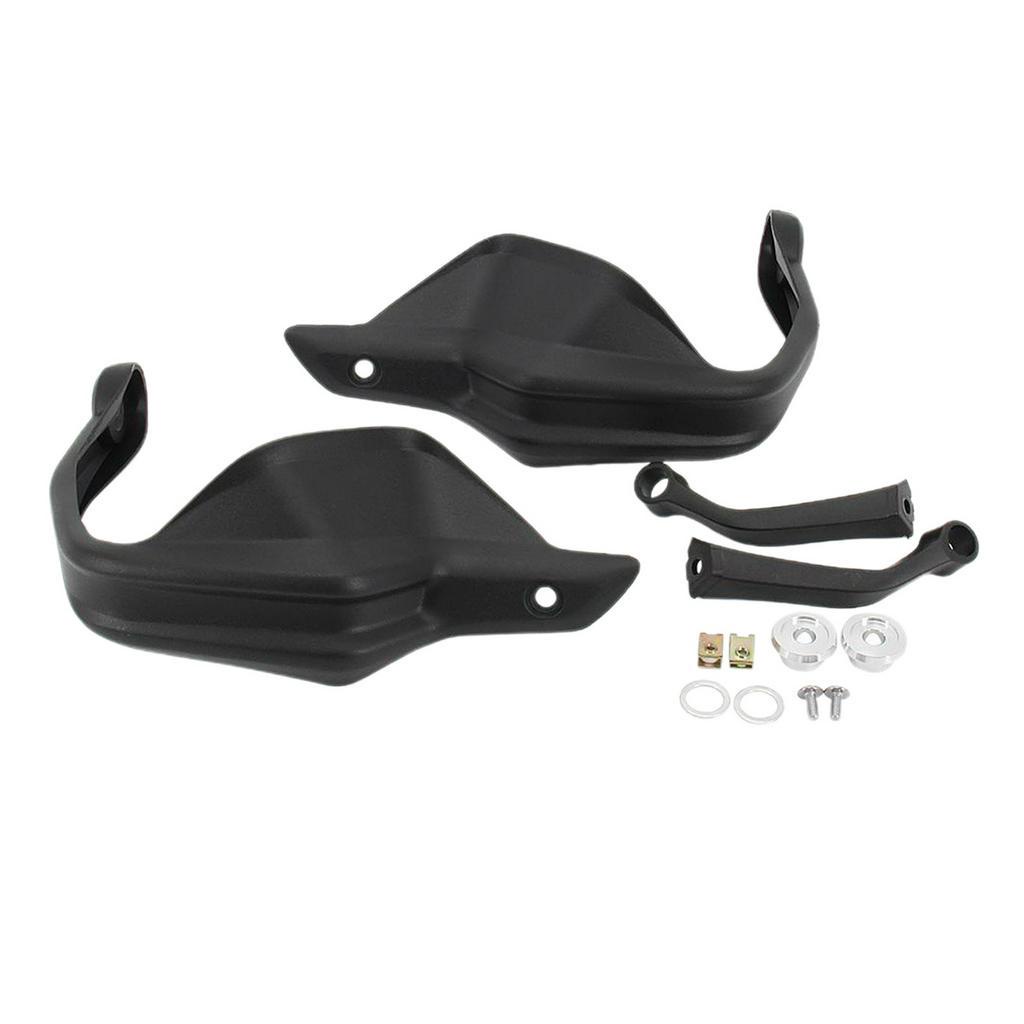 1 คู่สีดํารถจักรยานยนต์ Handguard Hand Shield Protector กระจกพร้อมสกรู