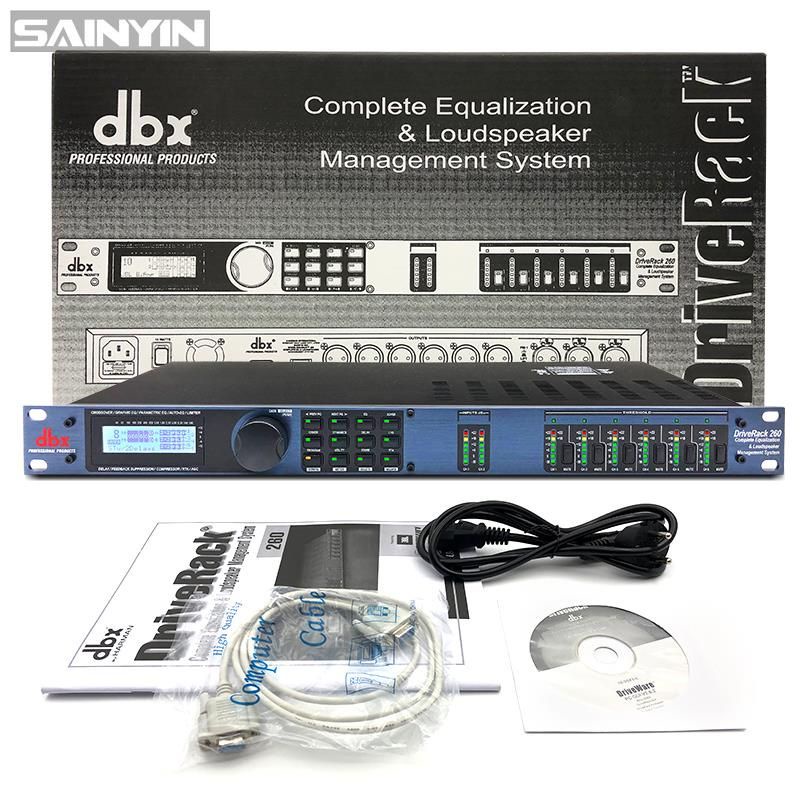 DBX ครอส Driverack 260 ไดแร็ค 260 ครอสดิจิตอล dbx Driverack 260 พร้อมตั้งค่าให้ ประกอบไปด้วย ครอส,EQ,กันเสียงไมค์หอน,คอม