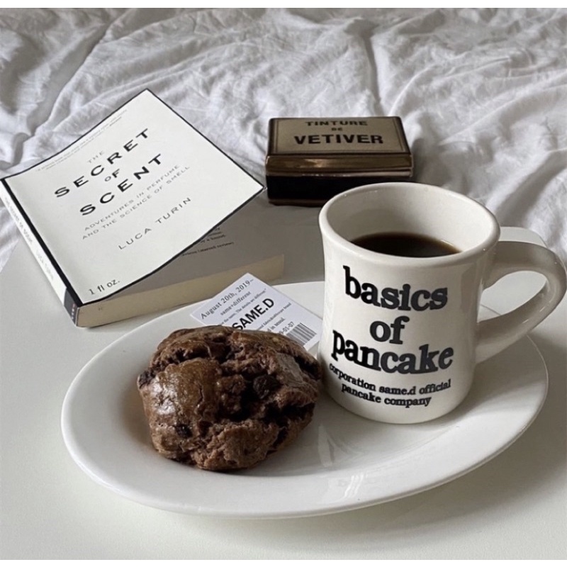 [🥞พร้อมส่ง🥞] แก้วกาแฟ basics of pancake เกาหลี น่ารัก