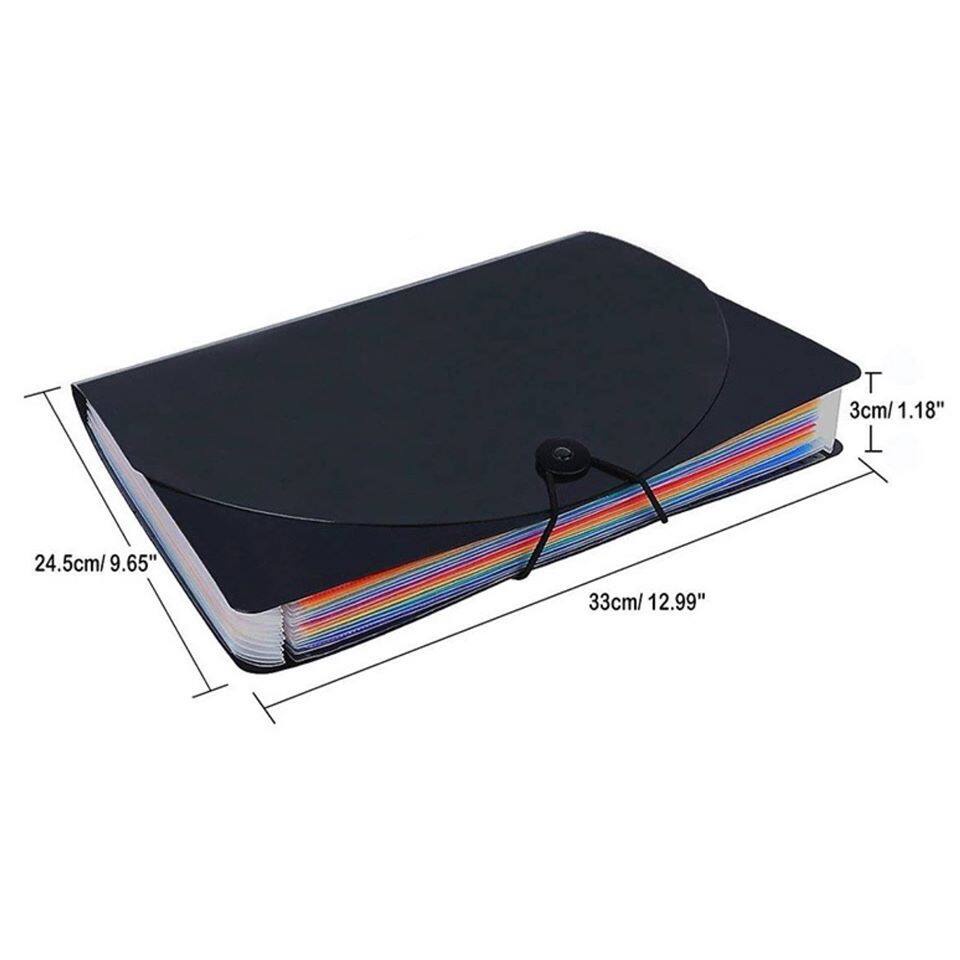 Gion A4 Document Bag With 12 Compartments Pvc 12