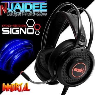 หูฟังเกมมิ่งไฟ Pro-Series Signo รุ่น HP-825 Immortal ให้พลังเสียงเซอร์ราวด์