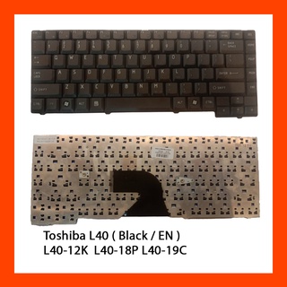 Keyboard Toshiba L40 Black US แป้นอังกฤษ