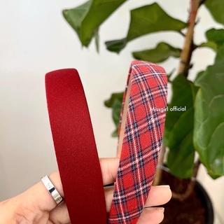 คาดผมสีแดง(พร้อมส่ง) - Red collection hair band