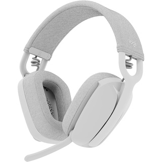 Logitech Zone Vibe 100 Lightweight Wireless Over Ear Headphones ชุดหูฟังไร้สาย (Off White) (981-001220)