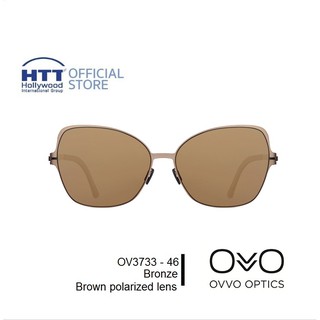 OVVO แว่นตากันแดด OVVO 3733-46 กรอบแว่นไทเทเนียม เลนส์ Polarized Zeiss เบา ทนทาน ไม่ก่อให้เกิดอาการแพ้ Handmade in EU