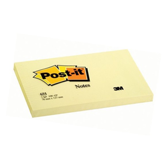 3M 655 Post-It Notes 3" x 5"