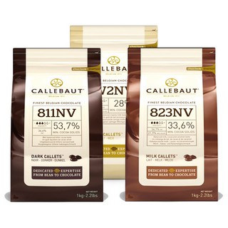 ช็อกโกแลตแท้ Callebaut 400g ชอคโกแลต ดาร์ค คาราเมล ดาร์ก อุปกรณ์ เบเกอรี่