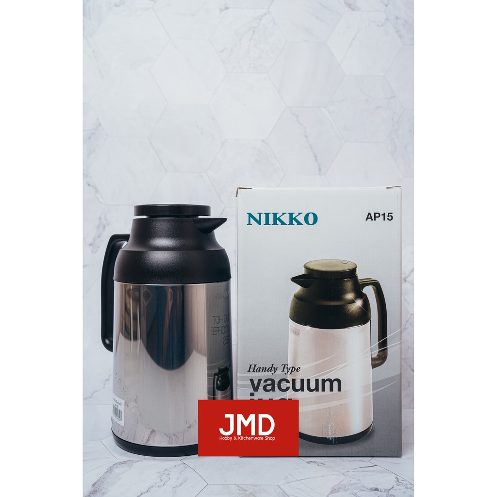 กระติกเก็บน้ำร้อน NIKKO vacuum jug AP15 1 ลิตร