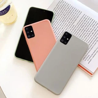 เคสโทรศัพท์มือถือสีพื้นสําหรับ Samsung Galaxy A51 A71 A31 S10 Lite Note 10 Lite 2020
