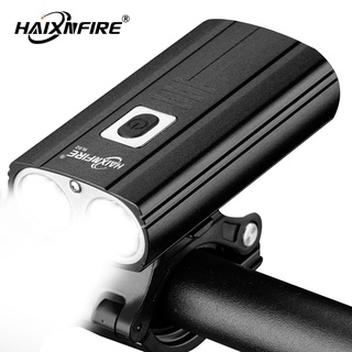 Haixnfire BL02 ไฟฉาย 3600 Lumens 6 โหมด ชาร์จ USB สําหรับจักรยานเสือภูเขา