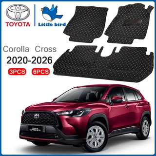 Little Bird พรมปูพื้นรถยนต์ โรงงานผลิตของไทย Toyota Corolla Cross 2020-2024 การรับประกันคืนสินค้าภายใน7วัน พรมรถยนต์