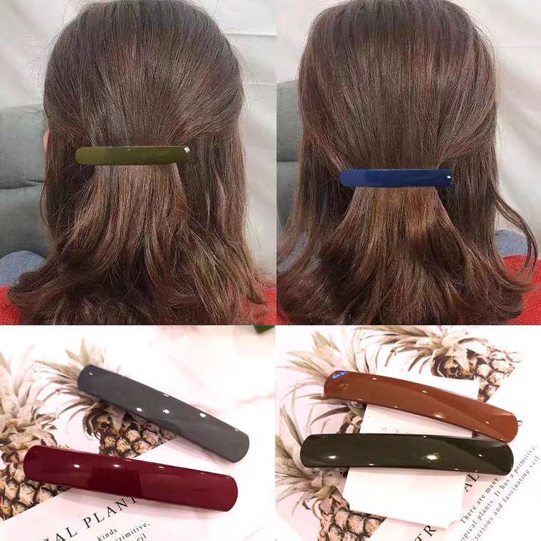 กิ๊บติดผมสปริง Korean Spring Clip ขนาด 9 cm. น่ารักสไตล์เกาหลี หนีบแน่นอยู่ทรง กิ๊บหนีบผม กิ๊บเกาหลี ยางรัดผม กิ๊บแฟชั่น ราคา ถูกที่สุด ดีลบีเคเค แกลเลอรีภาพที่ 5