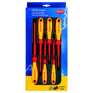 KNIPEX Screwdriver Set ชุดรวมไขควง รุ่น 002012V01