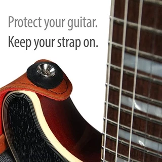 Strap Lock ยางล๊อคสายสะพายกีต้า สำหรับกีตาร์โปร่ง กีตาร์ไฟฟ้า เบส ตัวล็อคสายสะพายกีตาร์กันลื่น (6ชิ้น)
