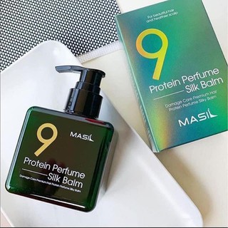 Masil 9 Protein Perfume Silk Balm (180 ml.) มาส์กบาล์มบํารุงผม