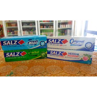 ยาสีฟันซอลส์ SALZ Original Salt / Fresh  / Herbal / Herbal Pink Salz หลอดขนาด 80-90 กรัม