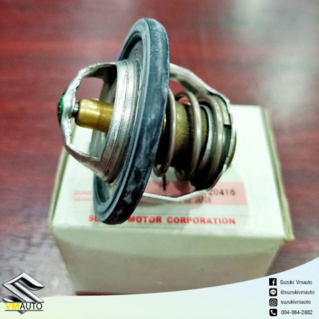 วาล์วน้ำ (82C) THERMOSTAT,82 DEG SUZUKI CARRY/APV (17670-76A02-000) ราคา ถูกที่สุด ดีลบีเคเค แกลเลอรีภาพที่ 3