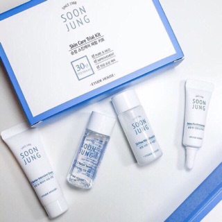 พร้อมส่ง Etude House Soon Jung Skin Care Trial Kit 4 psc.