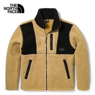 THE NORTH FACE U XFLEECE SHERPA JACKET - AP - ANTELOPE TAN/TNF BLACK เสื้อผ้าฟรีส เสื้อผ้าผู้ชาย เสื้อผ้า UNISEX