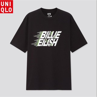 Uniqlo เสื้อยืดแขนสั้น พิมพ์ลาย สําหรับผู้ชาย (UT) BE x TM (Billie Eilish series)