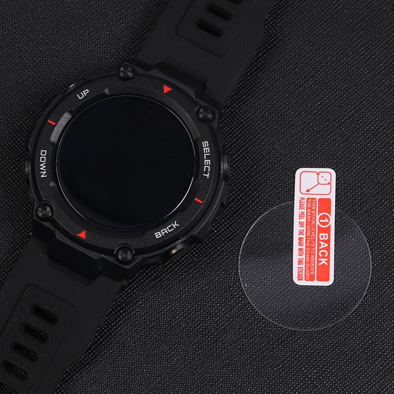 สายนาฬิกาข้อมือซิลิโคน แบบเปลี่ยน สําหรับ Amazfit T-Rex Pro Amazfit T Rex พร้อมเคสกันกระแทกและฟิล์มกันรอย