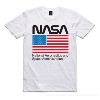 NASA009 เสื้อยืด คอกลม แฟชั่น สตรีท นาซ่า T-SHIRT NASA SPACE USA วัยรุ่น ชาย หญิง