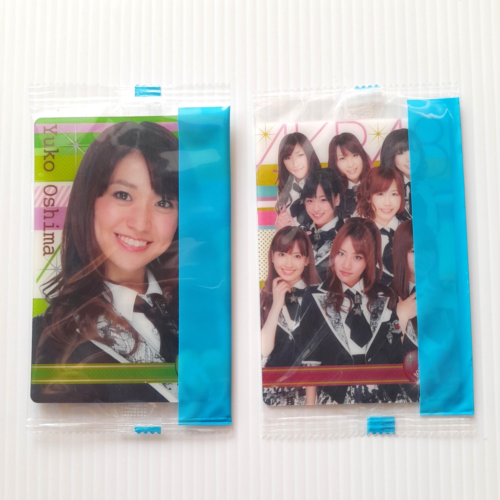 AKB48 การ์ดสุ่ม  10ใบ แบบพลาสติกใส อยู่ในซองยังไม่แกะ #3