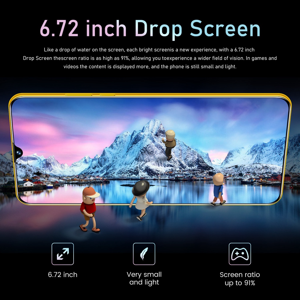 ศูนย์ไทย Realmi โทรศัพท์มือถือ 8G256GB มือถือราคาถูก สมาร์ทโฟนรองรับ4G ...