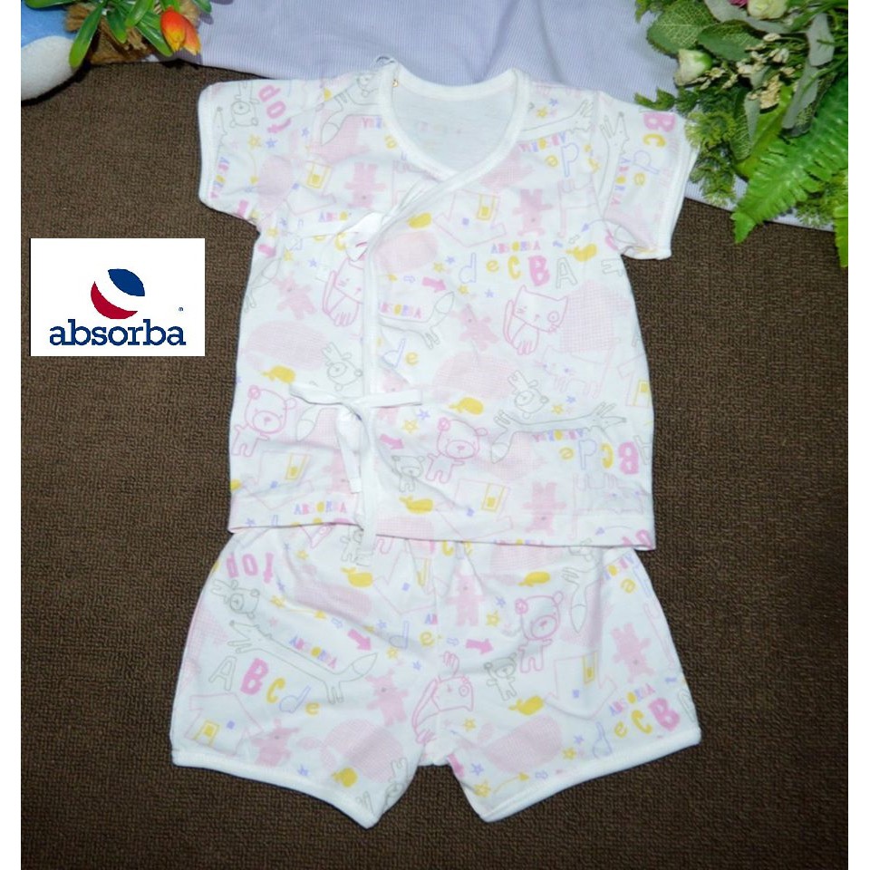 เสื้อผ้าเด็กอ่อน Absorba แบบผูกหน้า Size 6M (6เดือน)