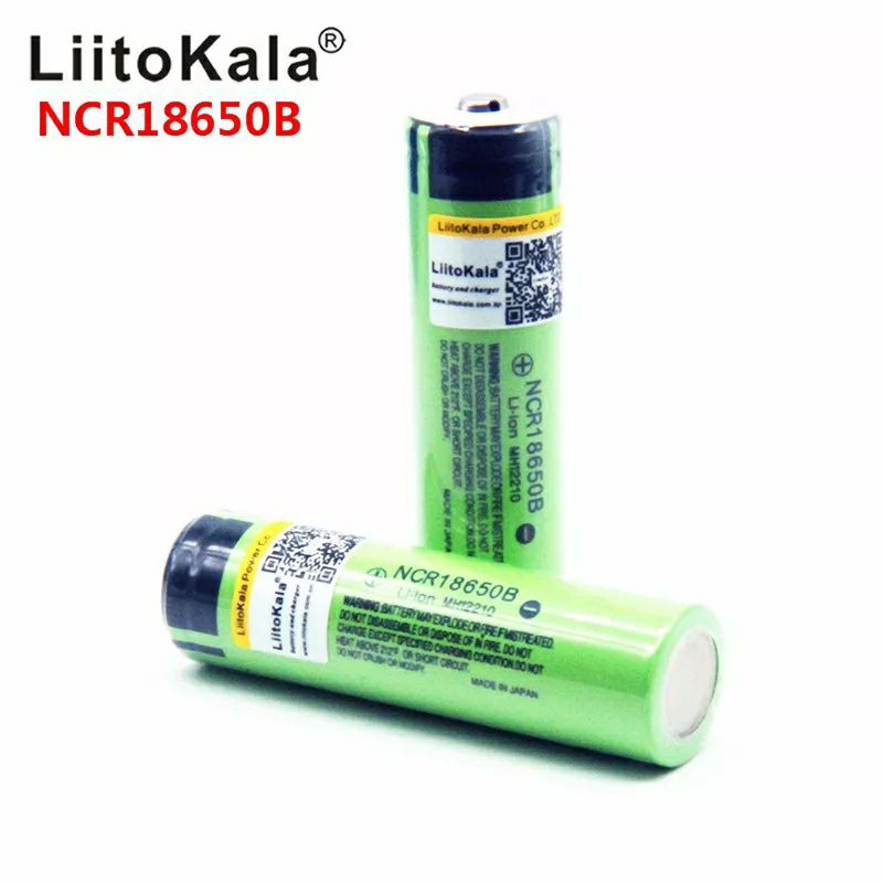 Liitokala 1 ก้อนรุ่นหัวนูน NCR18650B 3.7 v 3400 mah 18650 Lithium Rechargeable Battery For Flashligh