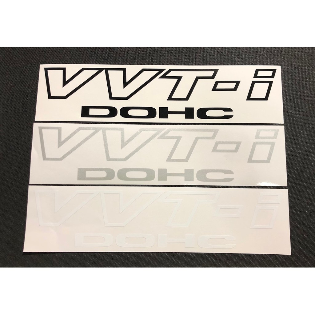 *NEW* สติกเกอร์ DOCH VVT-i (ver.2 ) ไม่สะท้อนแสง สติกเกอร์ ORACAL  สติกเกอร์แต่งรถ  **หากต้องการซื้อคู่ ให้กดซื้อ 2 แผ่น